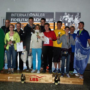 Sieger 4x20km gemischte Staffel